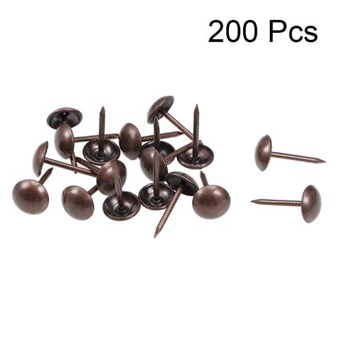 Uxcell Upholstery Nails Tacks 9mm Head Dia Antique Round Thumb Push