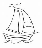 Boat Drawing Ship Easy Simple Sailboat Sketch Drawings Pirate Draw Getdrawings Step Titanic Kids Yacht Sinking Paintingvalley Clipper Bass Clipart sketch template
