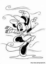 Minnie Mouse Coloring Maus Besuchen sketch template