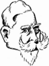 Wilhelm Kaiser Clip Vector Mustache Outline Small Svg Clker Head Man sketch template