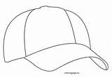 Coloring Cap Baseball Caps Pages Hat Drawing Printable Clip Nurse Kids Sketch Hats Template Color Quilt Drawings Pattern Print Easy sketch template
