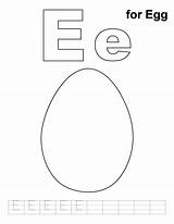 Letter Egg Eggs Coloring Colouring Pages Alphabet Colourin Handwriting Cursive Activities Preschool Nursery sketch template