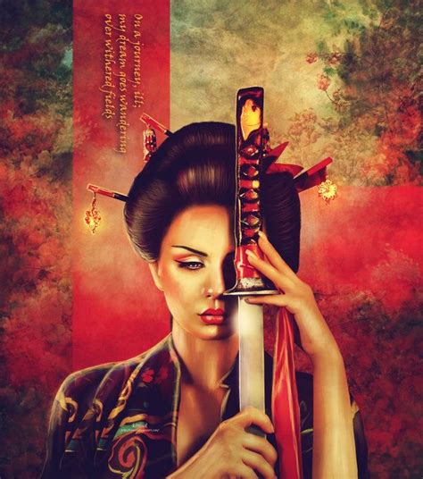 Jisei By Kimsol On Deviantart Female Samurai Tattoo