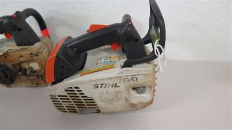 stihl ms  tc chainsaw  blade parts missing oahu auctions
