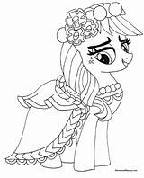 Pony Applejack Flurry Gamesmylittlepony sketch template