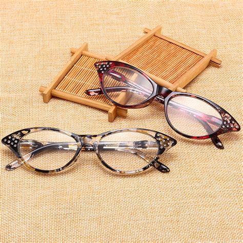 resin hyperopia cat eye reading glasses fashion full frame reading