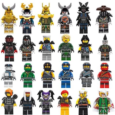 Kai Jay Zane Lloyd Cole Iloyd Minifigures Fit Lego Ninjago Minifigures