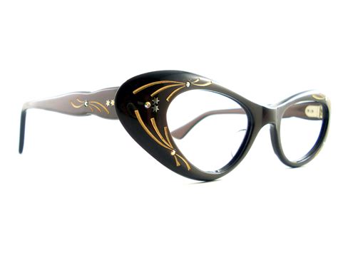 vintage eyeglasses frames eyewear sunglasses 50s vintage cat eye