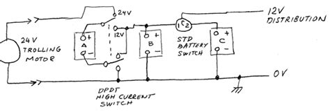 battery wiring diagram   volt trolling motor