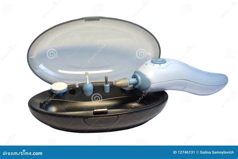 electric manicure set stock image image  cleaning