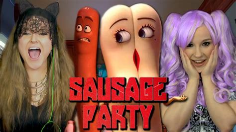 Sexy Food Girls React Sausage Party Youtube