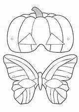 Krokotak Coloring Pumpkin Mascara Mascaras Masken Antifaz Ladybug Maske Karneval Maschere Tiermasken sketch template