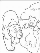 Coloring Bear Brother Pages Coloriage Info Book sketch template