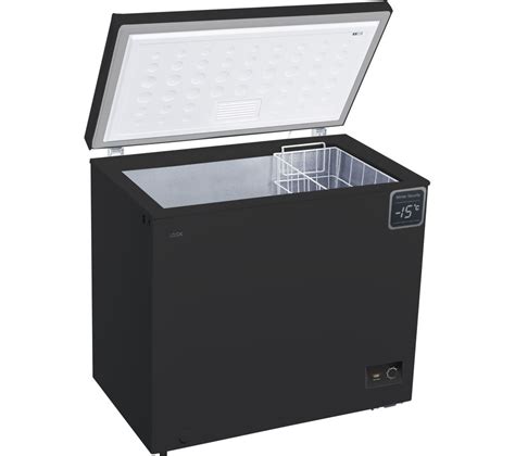 logik lcfb chest freezer black fast delivery currysie