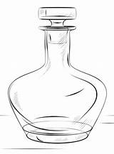 Botella Dibujo sketch template