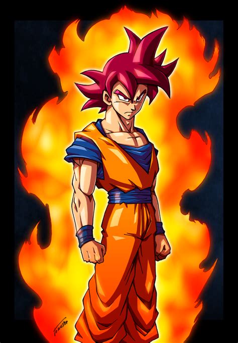 Goku Ssjgod By Tomycase On Deviantart