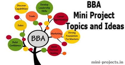 bba mini project topics  ideas mini project ideas
