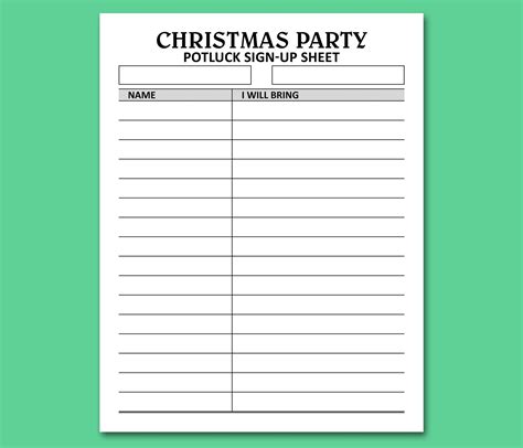 printable christmas sign  sheet