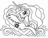 Coloring Pages Little Pony Luna Princess Getcolorings Color Printable sketch template