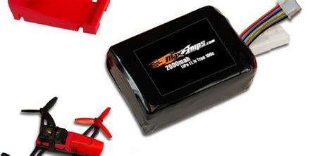 maxampscom battery upgrade  parrot bebob rotordrone