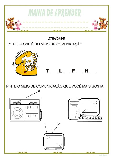 Atividade Meio De Comunicação