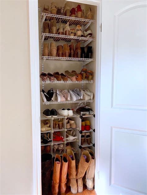how i organize my closet clothes shoes and bags shoe
