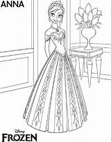 Frozen Coloring Pages Disney Anna Worksheet Kids Color Searches Recent Sheet Printable sketch template