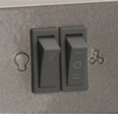 ge jnksa    cabinet range hood   speed rocker switch control cooktop light
