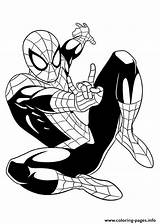 Coloring Spiderman Pages Ultimate Printable Spider Man sketch template