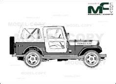 amc jeep cj renegade  drawing blueprints  model copy