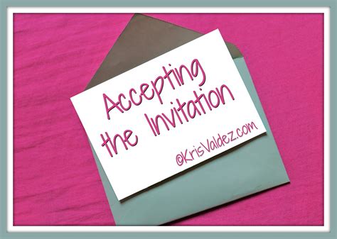 accepting the invitation living the authentic life