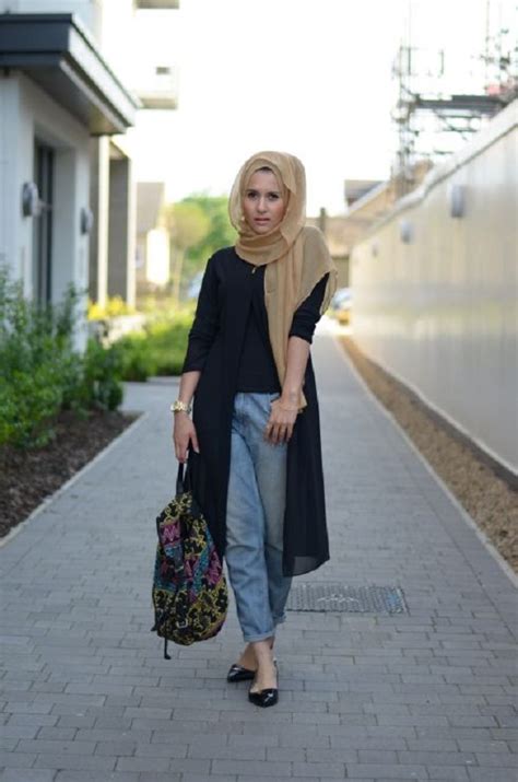 Latest Women Casual Hijab Styles With Jeans Trends 2018 2019