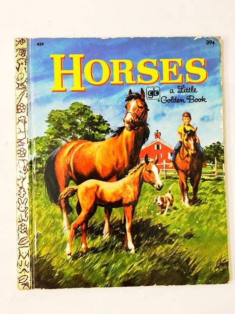 horses  perrin blanche chenery  golden book lgb  writing