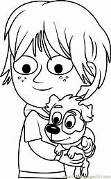 Pound Puppies Coloring Joey Coloringpages101 Pages sketch template