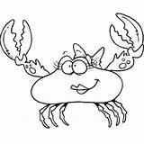 Crab Fiddler sketch template