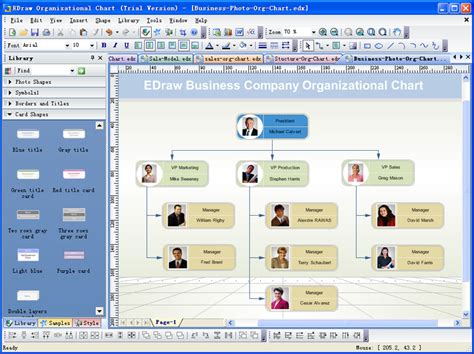 org chart easy  create org charts  minutes  examples