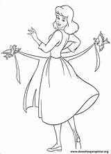 Cinderela Princesa sketch template