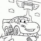 Cars Piston Coloring Cup Fargelegge Pages Biler Print Disney sketch template