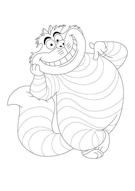 cheshire cat coloring pages   coloring sheets  cat