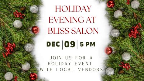 evening  bliss bliss salon spa turlock december