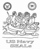 Coloring Navy Pages Seals Forces Armed Print Printables Printable Marine Corp Seal States Drawing Logo Colouring Ship Sheets Kids Training sketch template