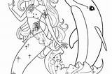 Coloriage Licorne Dauphin Secrete Alexa Bebe Sirene sketch template