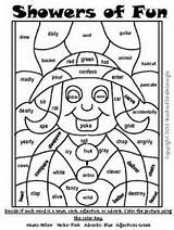 Speech Parts Grammar Coloring Nouns Adverbs Noun Verb Pages Adjectives Verbs Fun Mosaics Springtime Adjective Worksheets Color Teacherspayteachers Grade Adverb sketch template