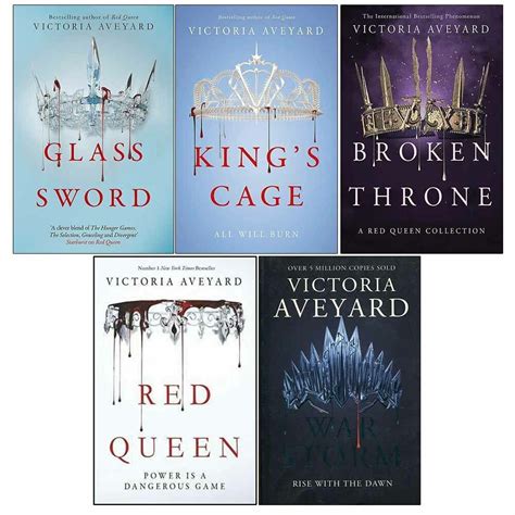 victoria aveyard red queen series  books collection set broken throne