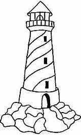 Lighthouse Faros Phare Phares Faro Coloriages Maisons sketch template