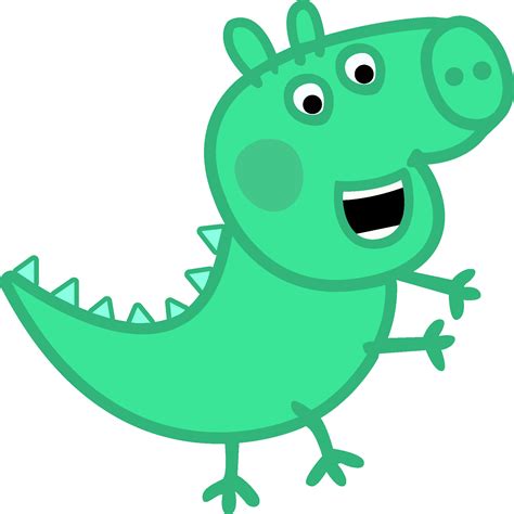 peppa pig george dinosaur logo vector ai png svg eps