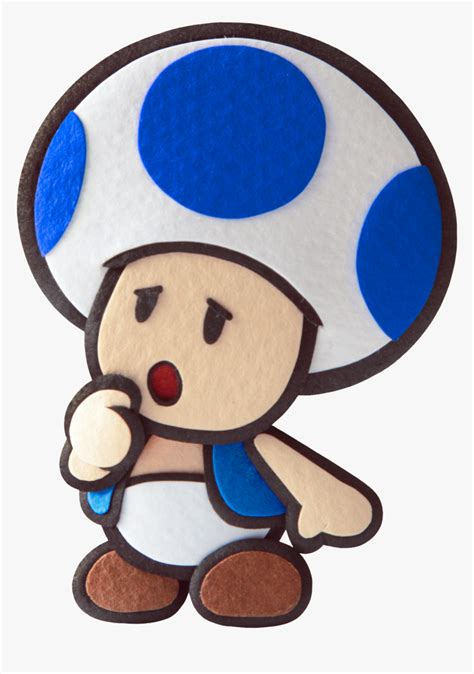 Pin By Dominick Colorato On Blue Toad Blue Toad Paper Mario Hd Png