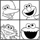 Sesame Street Coloring Pages Printables Elmo Color Printable Cute Rocks Birthday Count Print Choose Board Kids sketch template
