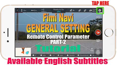 fimi  se remote control setting part  tutorial youtube