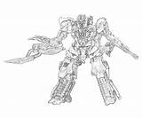 Galvatron Megatron sketch template